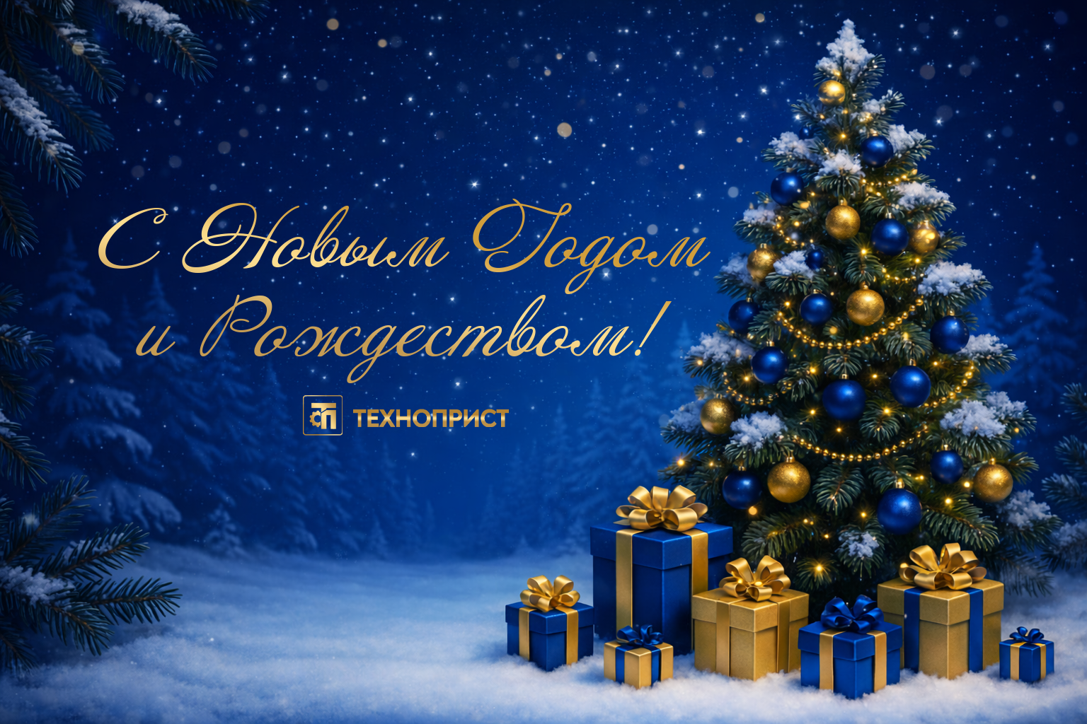 Поздравляем с Новым годом и Рождеством!