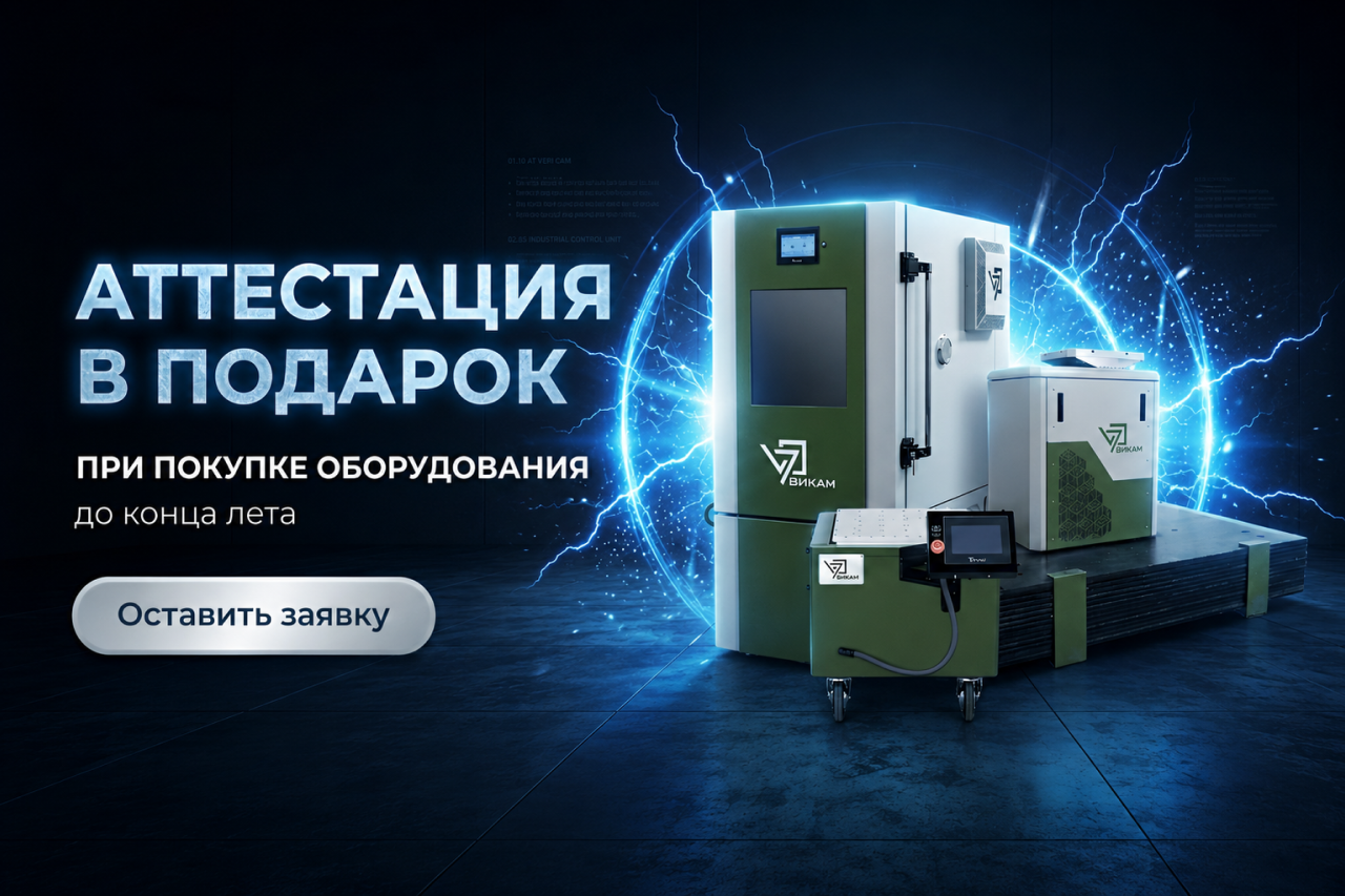 Аттестация – бесплатно при заказе испытательного оборудования до конца лета!