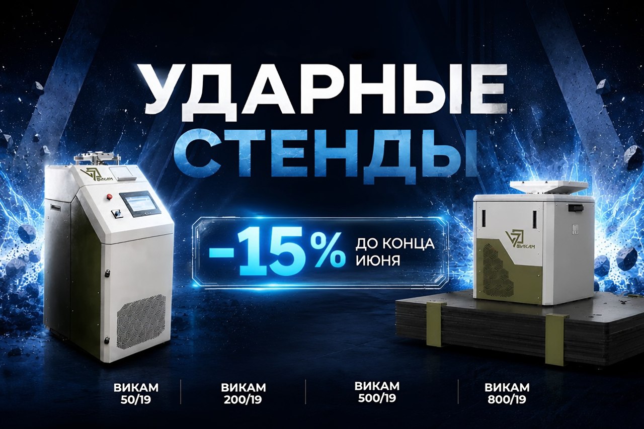 -15% на ударные стенды ВИКАМ до конца июня!